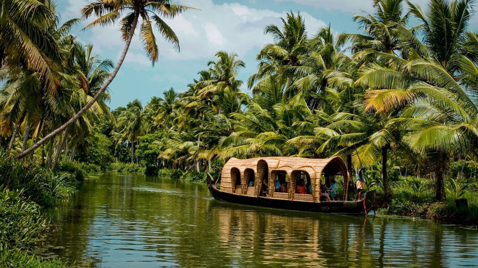 Houseboat on the Kerala backwaters