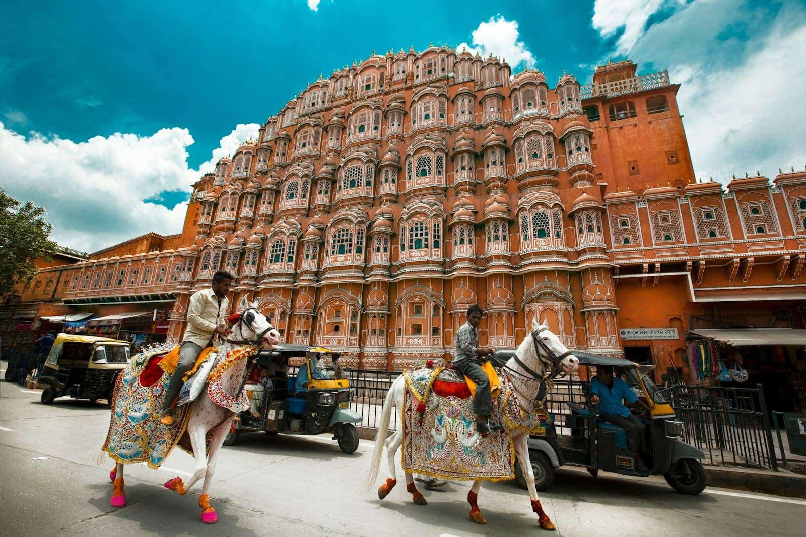 Hilltop fort in Rajasthan at golden hour